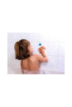 6 crayons de bain et éponge Janod