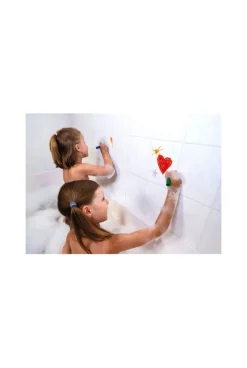 6 crayons de bain et éponge Janod