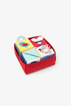 4 cubes d'éveil en tissu Oxybul