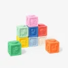 9 cubes sensoriels souples Oxybul