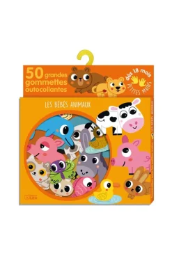 50 gommettes bébés animaux - Lito