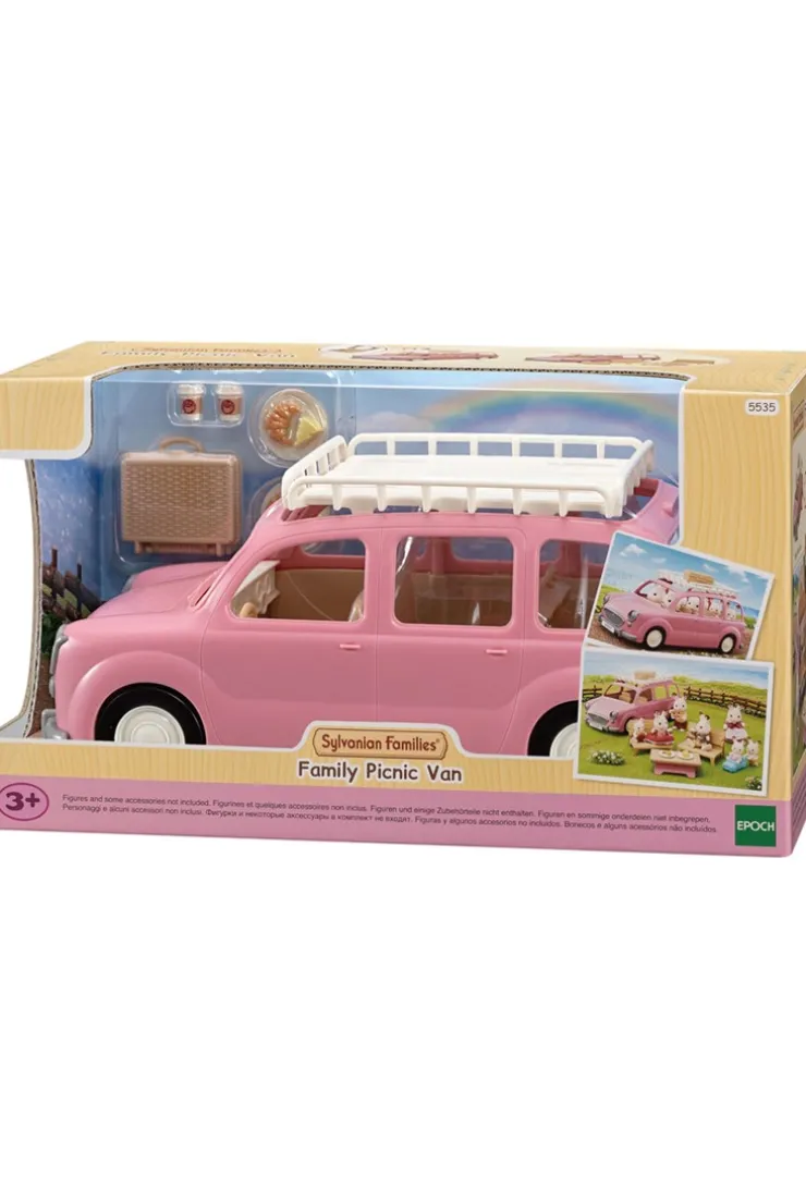 5535 Le monospace rose et set de pique-nique Sylvanian