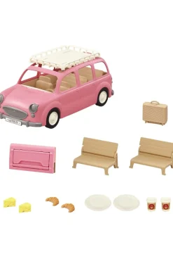 5535 Le monospace rose et set de pique-nique Sylvanian