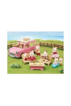 5535 Le monospace rose et set de pique-nique Sylvanian