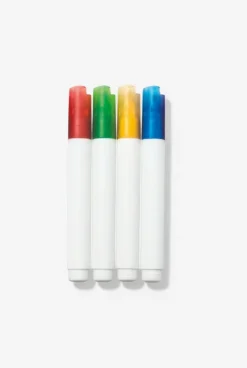 4 marqueurs effaçables pour tableau blanc Oxybul