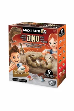 12 maxi oeufs dinosaures à déterrer Buki