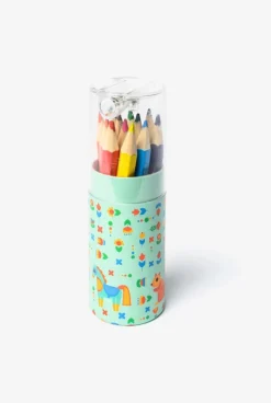 12 mini crayons de couleurs Oxybul