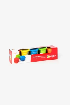 5 pots de pâte à modeler Oxybul