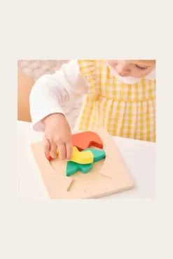 3 Puzzles encastrables en bois Oxybul