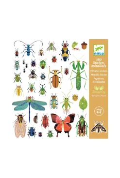 160 stickers métallisés Microcosmos Djeco