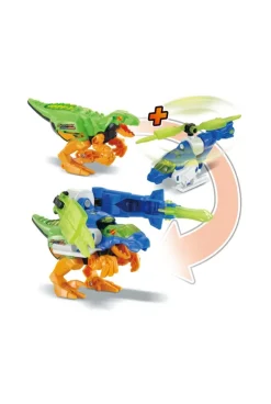 1 véhicule et 1 dinosaure intéractifs Switch&Go 2 en 1 Assortiment différents modèles