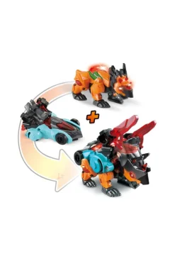 1 véhicule et 1 dinosaure intéractifs Switch&Go 2 en 1 Assortiment différents modèles