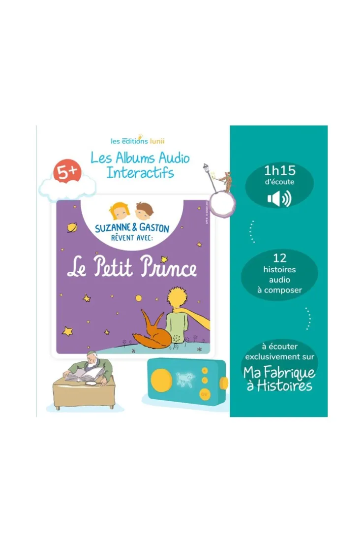 Album audio Suzanne et Gaston rêvent avec le Petit Prince Lunii