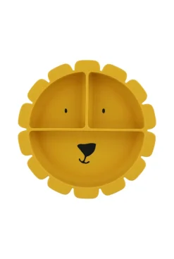 Assiette compartimentée en silicone avec ventouse Lion TRIXIE