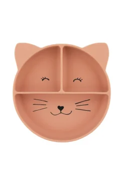 Assiette compartimentée en silicone avec ventouse Chat TRIXIE