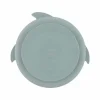 Assiette compatimentée ventousable en silicone requin