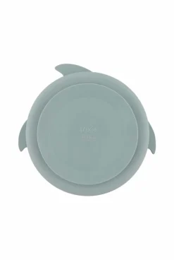 Assiette compatimentée ventousable en silicone requin