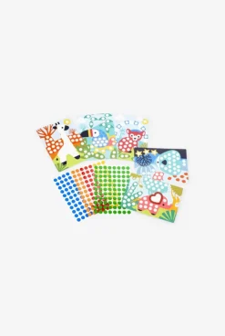 Atelier gommettes animaux exotiques Oxybul