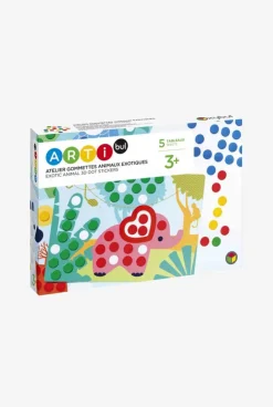 Atelier gommettes animaux exotiques Oxybul