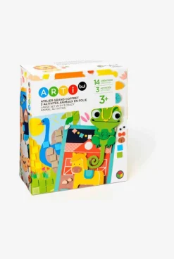 Atelier Grand coffret multi-activités animaux en folie Oxybul