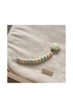 Attache tétine multi couleurs vert Nattou