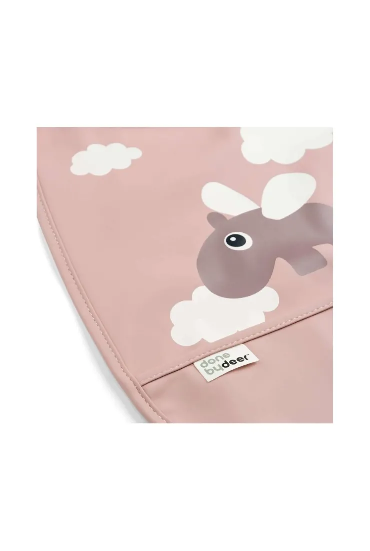 Bavoir velcro Happy clouds Rose Done By Deer