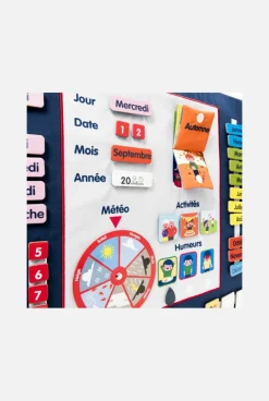 Calendrier en tissu Oxybul