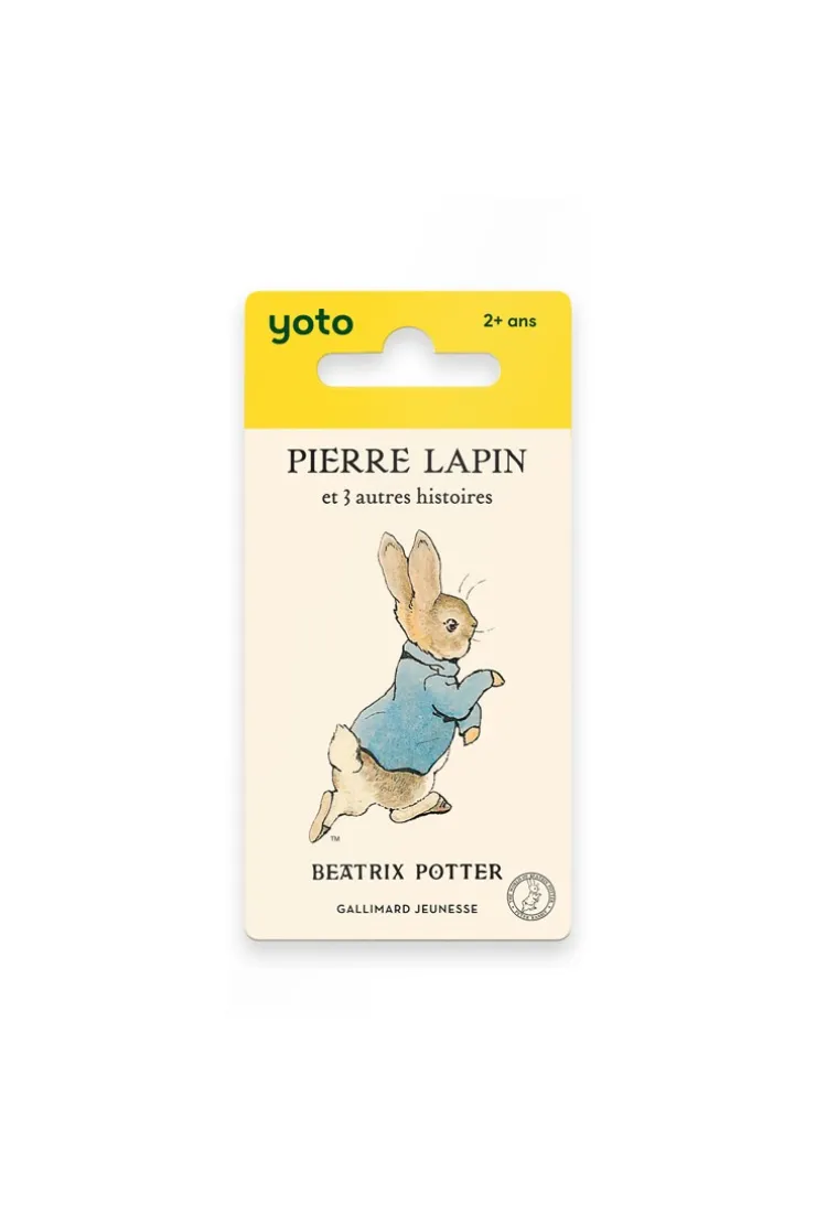 Carte histoire audio YOTO, Pierre Lapin et 3 autres histoires