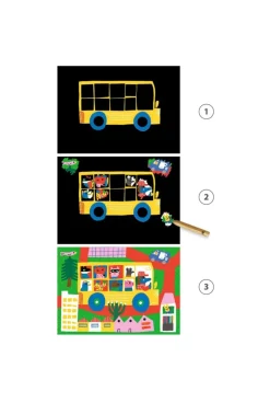 Cartes à gratter Véhicules à découvrir Djeco