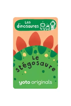 Cartes histoire audio YOTO, Explorobots les dinosaures, Pack de 8 cartes
