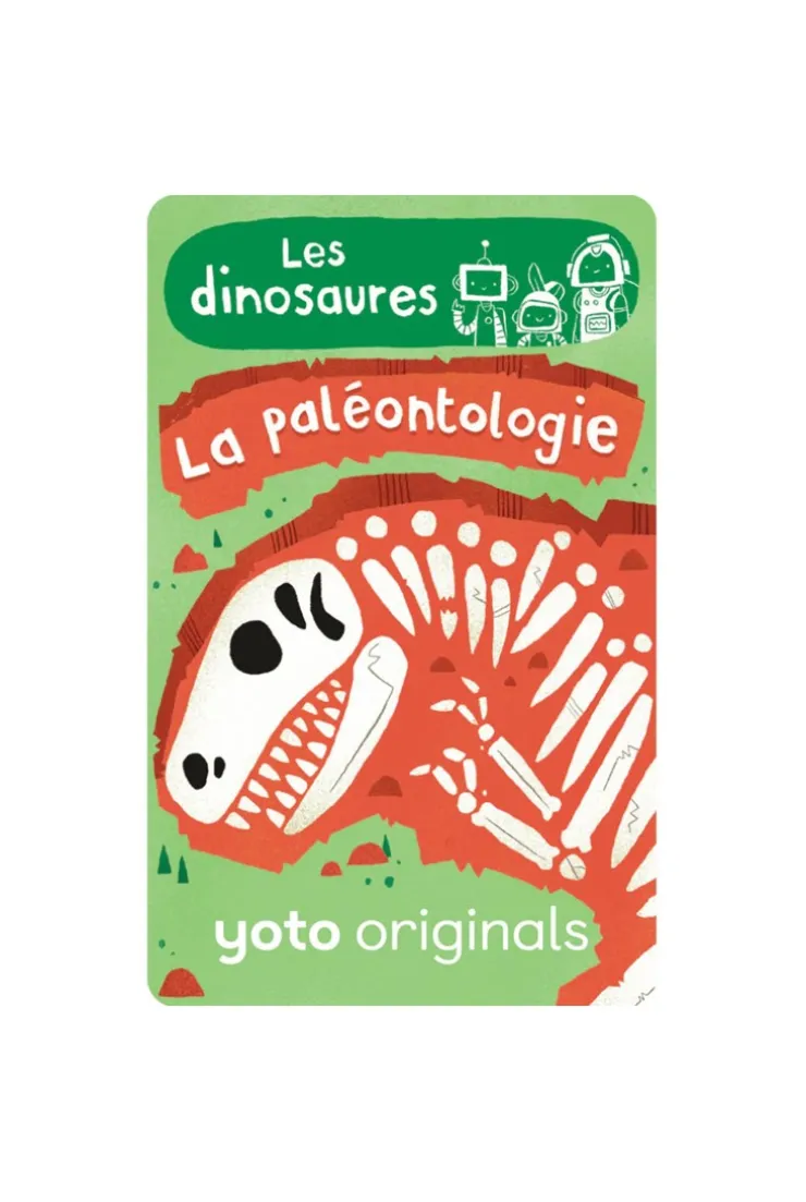 Cartes histoire audio YOTO, Explorobots les dinosaures, Pack de 8 cartes