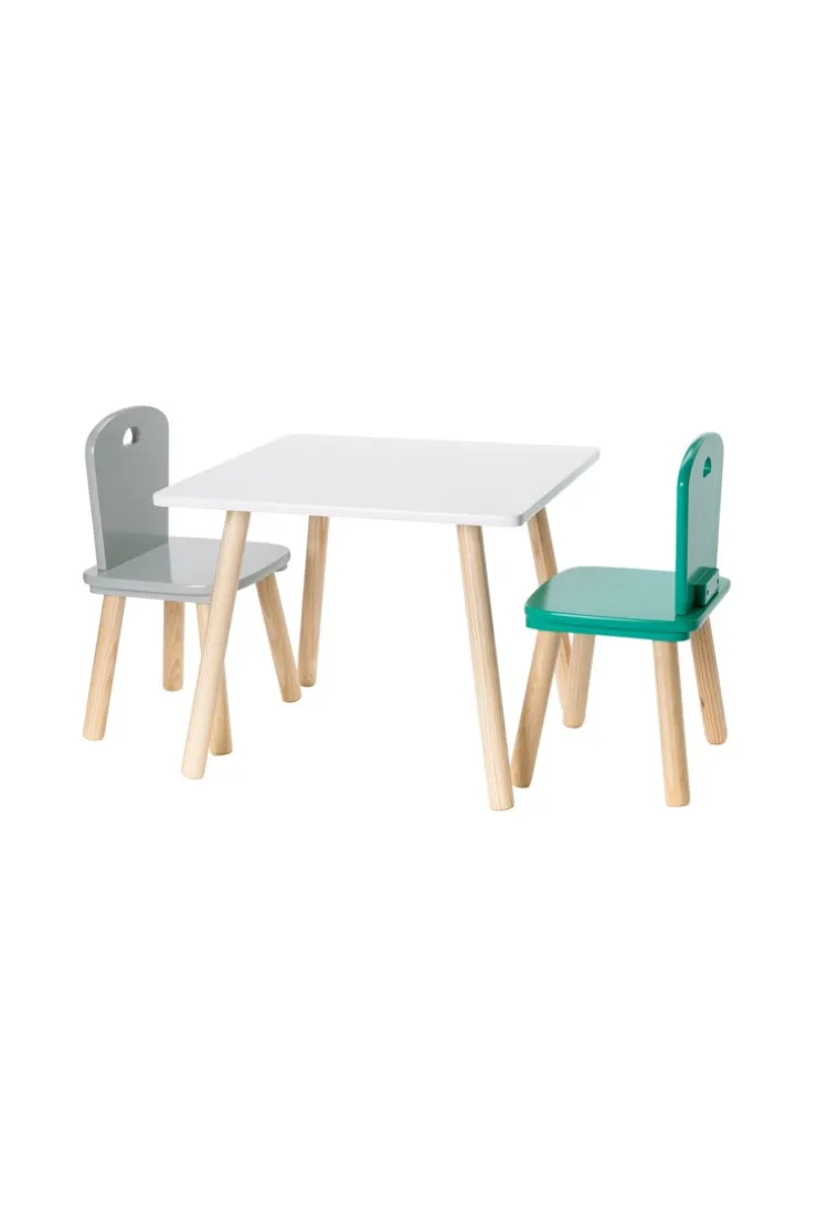 Chaise maternelle naturelle grise Oxybul