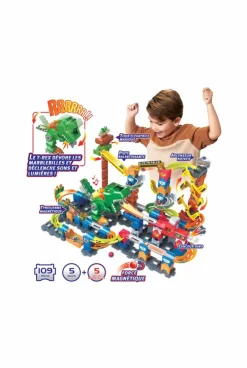 Circuit de billes Marble Rush Dino Adventures magnetic set VTech