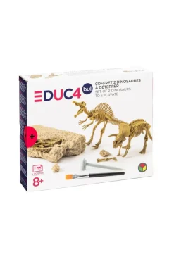 Coffret 2 dinosaures à déterrer Oxybul
