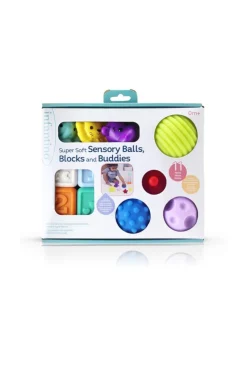 Coffret balles, cubes et animaux sensoriels Infantino Exclusivité