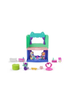 Coffret cuisine ou salle de bain et figurine Gabby chat, Playset Deluxe