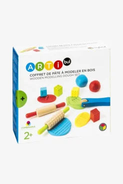 Coffret de pâte à modeler accessoires en bois Oxybul