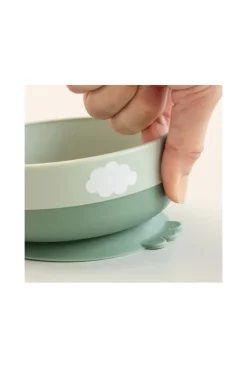 Coffret 1er repas 3 pièces Foodie vert DONE BY DEER