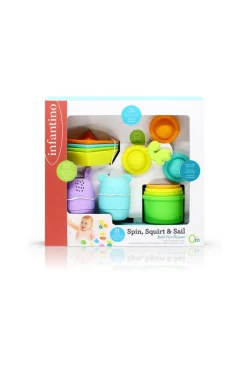 Coffret jeux de bain silicone Infantino