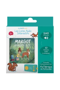 Coffret livre audio, Margot apprentie véto Lunii