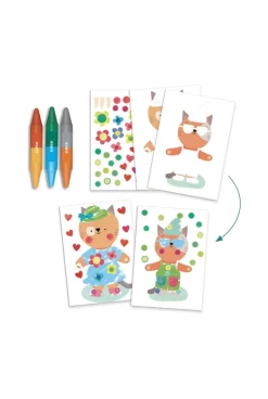 Coffret multi-activités Les animaux et leurs maisons Djeco