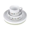 Coffret repas en porcelaine Happy Fruits LÄSSIG