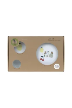 Coffret repas en porcelaine Happy Fruits LÄSSIG