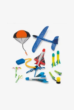Coffret sciences volants, avions, fusées et parachute Buki