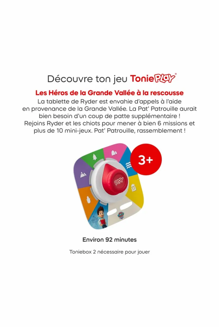 Coffret Tonieplay, La Pat' Patrouille, Les héros de la Grande Vallée à la rescousse