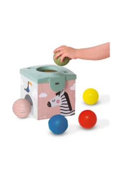 Cube magique balles tissus cartes Taf toys