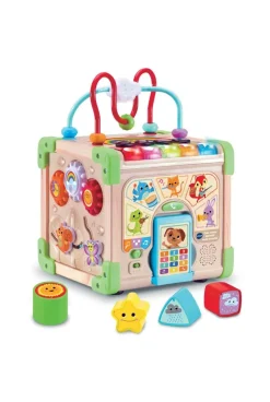 Cube nature interactif bois multi activités Vtech