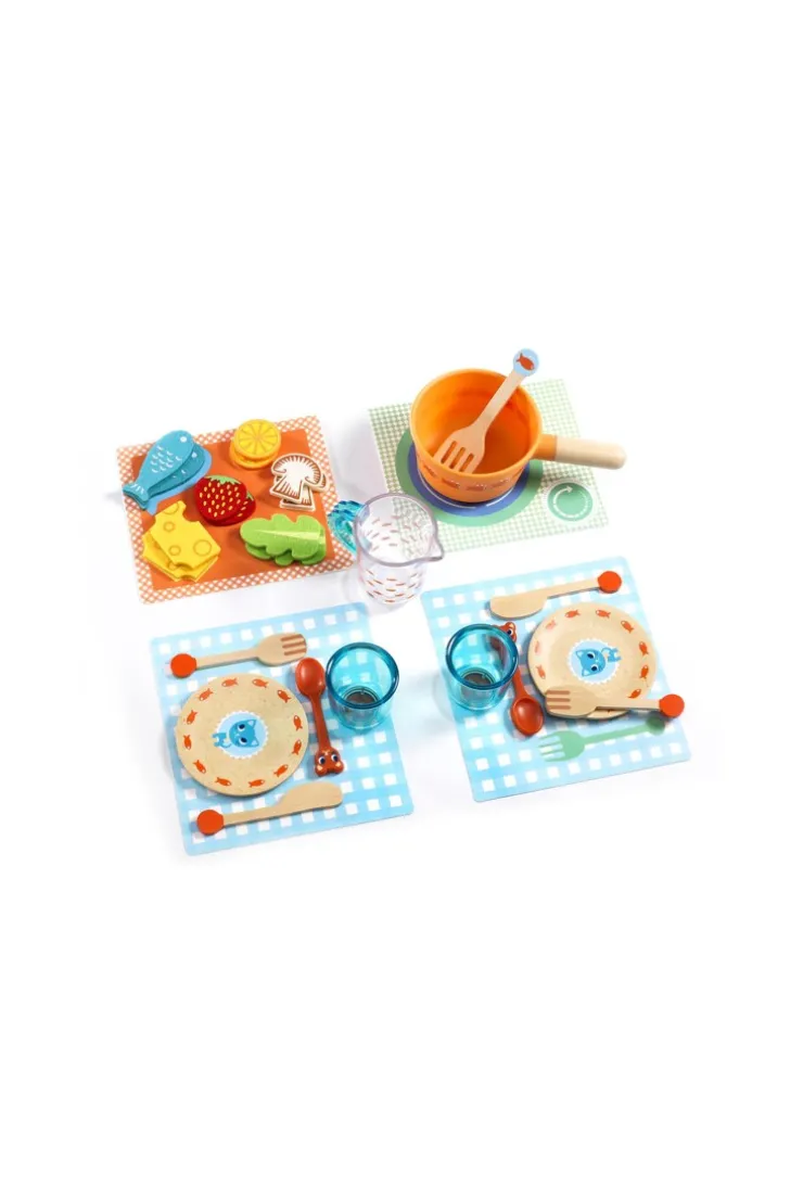 Dinette des petits A table les chats ! Djeco