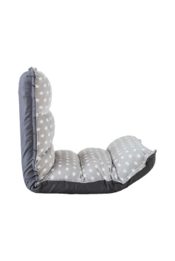 Fauteuil multi-positions étoiles gris et blanc Oxybul