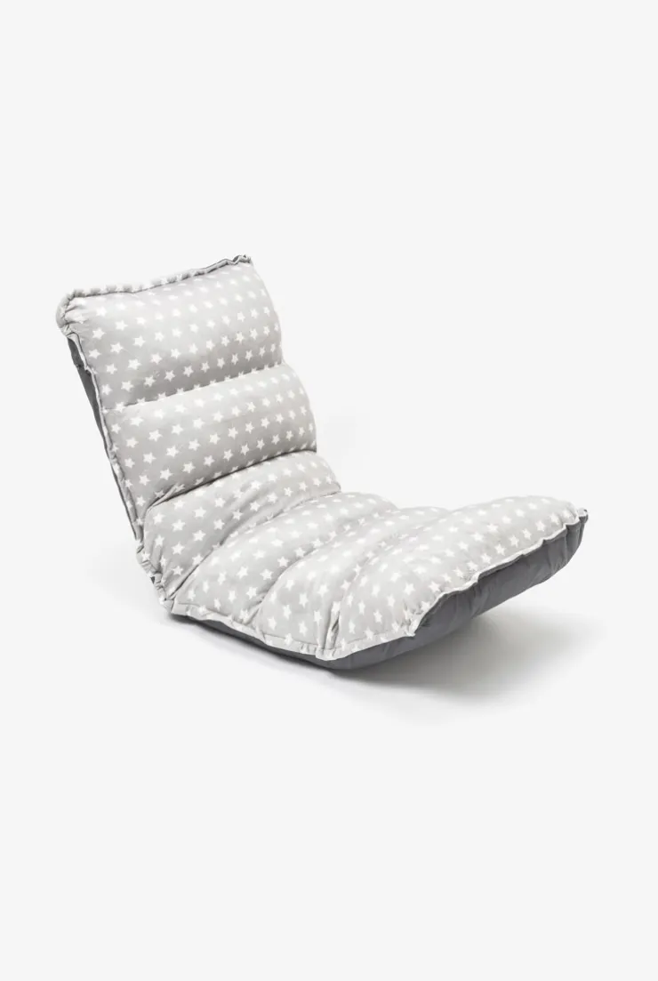 Fauteuil multi-positions étoiles gris et blanc Oxybul